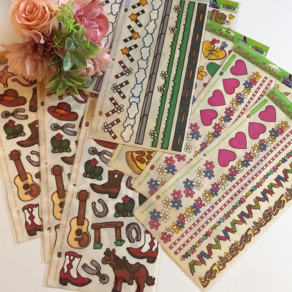 Stickopotamus Cowboy BFFsY2K WESTERN STICKERS JUNK Journal Stickers 2000’s